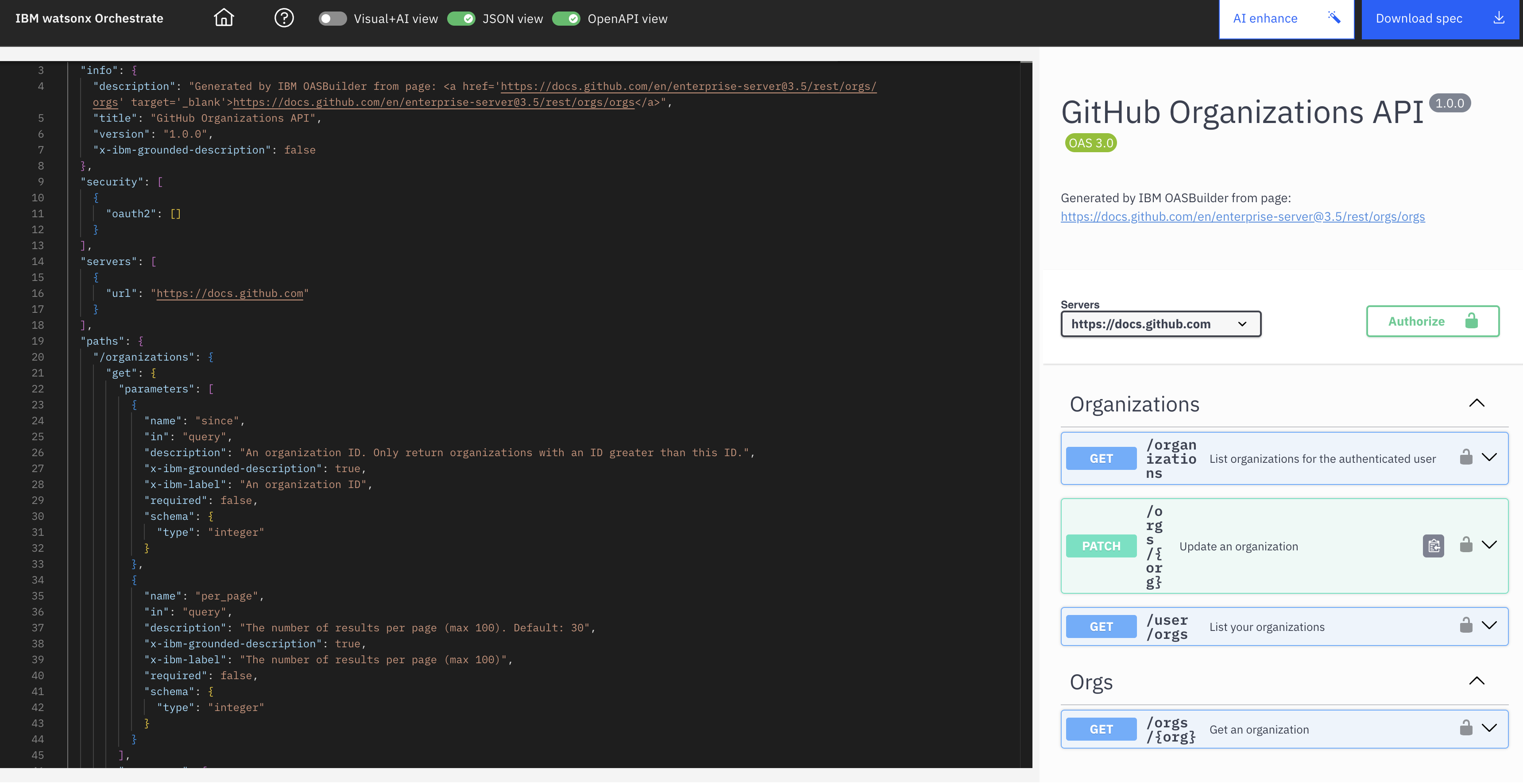 (オプション)OpenAPI Builder - wxoHandson